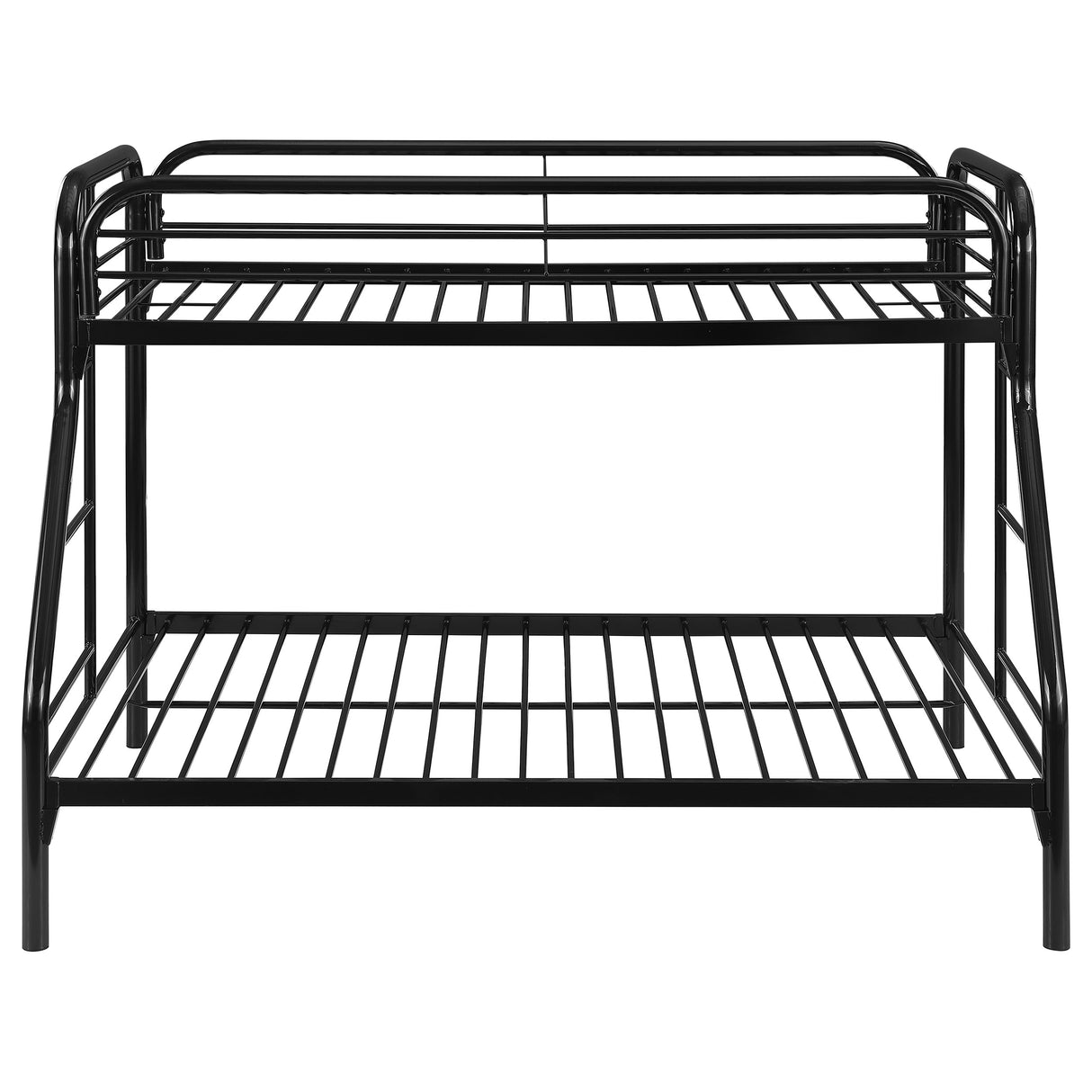 Morgan Metal Twin Over Full Bunk Bed Black