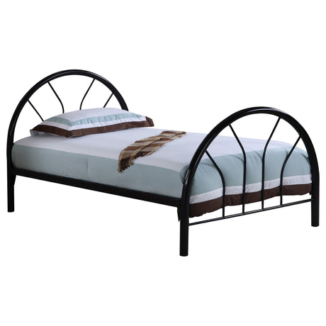Furniture City Houma - Coaster - Marjorie Metal Twin Open Frame Bed Black - 2389B