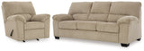 Furniture City Houma - Ashley Furniture - SimpleJoy Sofa and Recliner - Sofa and Recliner - 24203U2