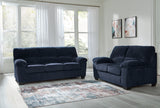 Furniture City Houma - Ashley Furniture - SimpleJoy Sofa and Loveseat - Sofa and Loveseat / Navy - 24205U1