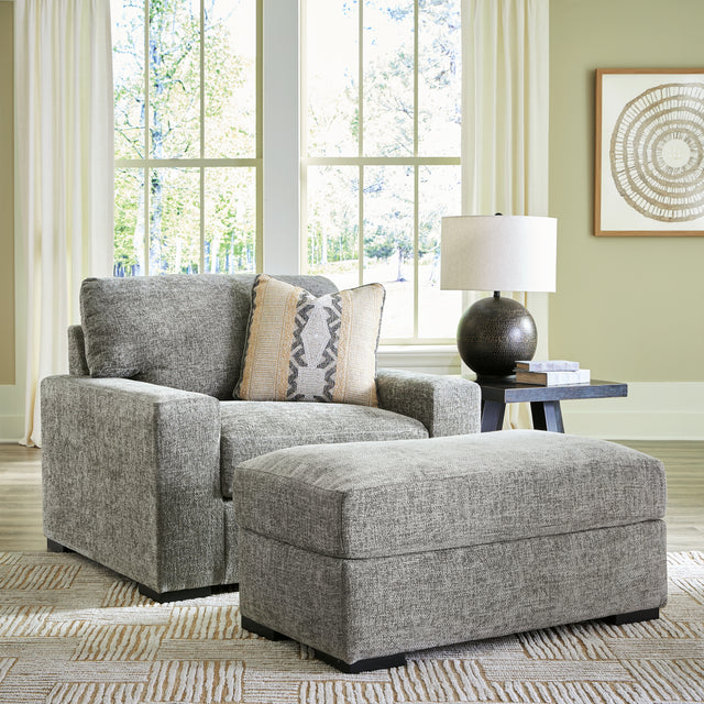 Furniture City Houma - Ashley Furniture - Dunmor Oversized Chair and Ottoman - Oversized Chair and Ottoman - 24904U2
