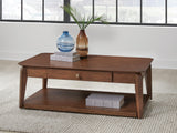Trenmour - Rectangular Cocktail Table - Medium Brown