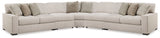 Furniture City Houma - Ashley Furniture - Ballyton 5-Piece Sectional - 5-Piece Sectional / Sand - 25102S3