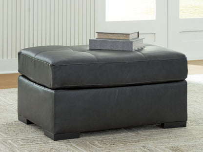 Brindley Pier - Oversized Accent Ottoman - Fog