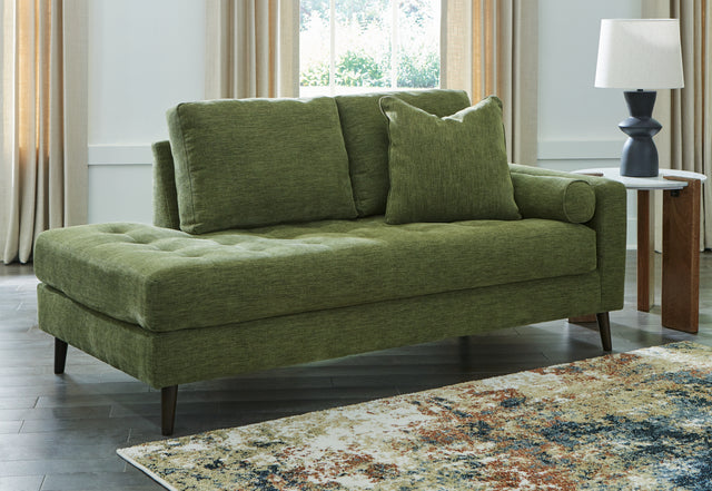 Furniture City Houma - Ashley Furniture - Bixler Right-Arm Facing Corner Chaise - RAF Corner Chaise / Olive - 2610717