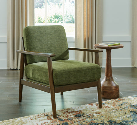 Furniture City Houma - Ashley Furniture - Bixler Showood Accent Chair - Showood Accent Chair / Olive - 2610760