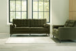 Furniture City Houma - Ashley Furniture - Reveon Lakes Sofa and Loveseat - Sofa and Loveseat / Olive - 26404U1