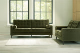 Furniture City Houma - Ashley Furniture - Reveon Lakes Sofa and Loveseat - Sofa and Loveseat / Olive - 26404U1