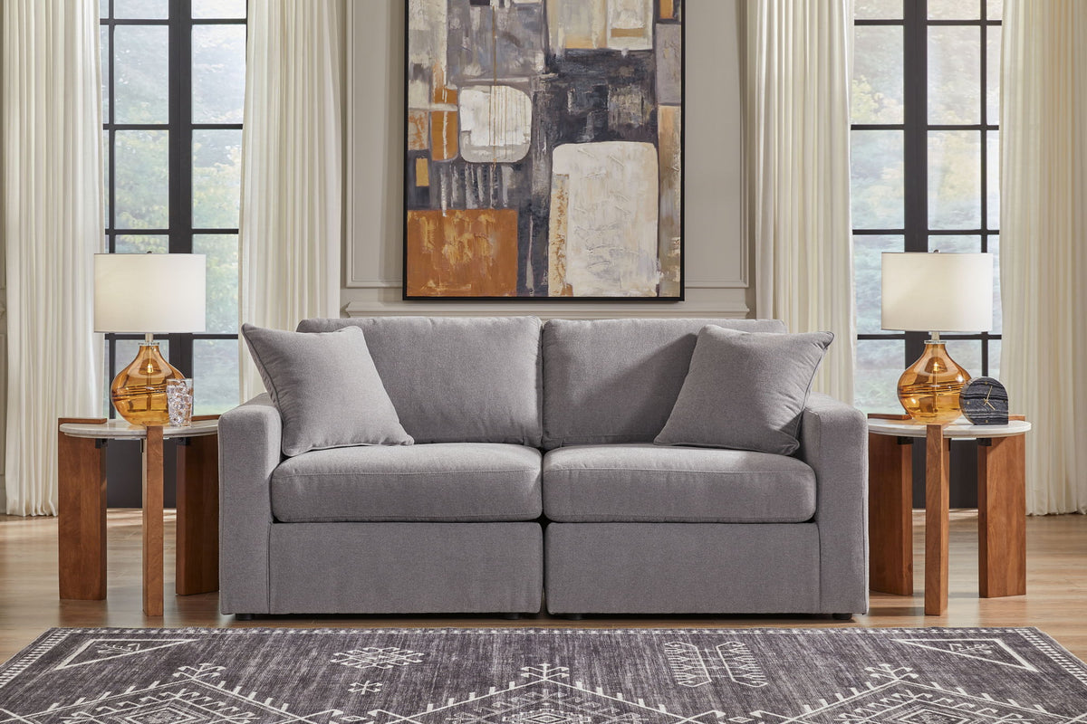Modmax - Straight Sectional - Granite
