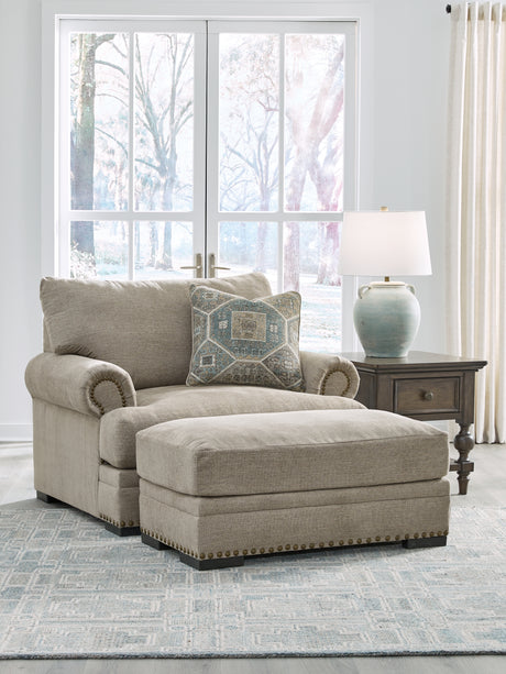 Furniture City Houma - Ashley Furniture - Galemore Oversized Chair and Ottoman - Oversized Chair and Ottoman - 27004U1