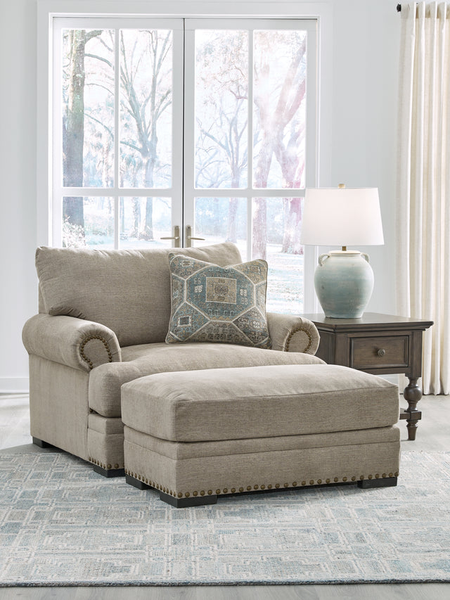 Furniture City Houma - Ashley Furniture - Galemore Oversized Chair and Ottoman - Oversized Chair and Ottoman - 27004U1