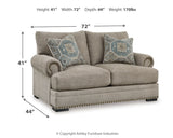 Galemore Sofa, Loveseat, Oversized Chair and Ottoman