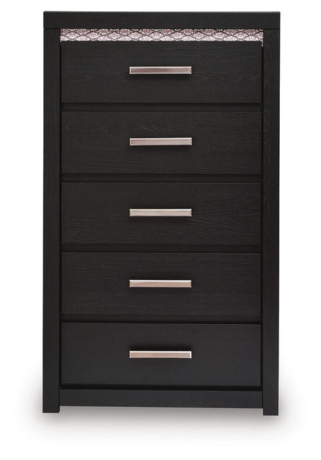 Brizmore - Five Drawer Chest - Black