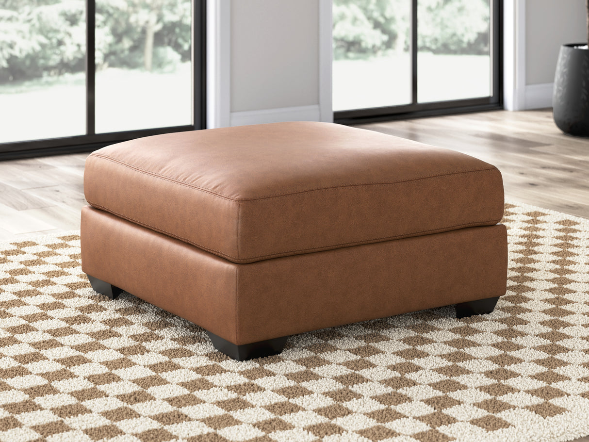 Furniture City Houma - Ashley Furniture - WillowBend Living Room - Oversized Accent Ottoman / Caramel - PC2770408