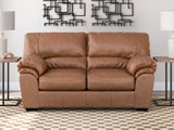 Furniture City Houma - Ashley Furniture - WillowBend Living Room - Loveseat / Caramel - PC2770435
