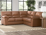 Furniture City Houma - Ashley Furniture - WillowBend Sectional - LAF 2-Piece Sectional / Caramel - PC27704S2
