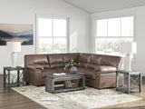 Furniture City Houma - Ashley Furniture - WillowBend Sectional - RAF 2-Piece Sectional / Umber - PC27705S1