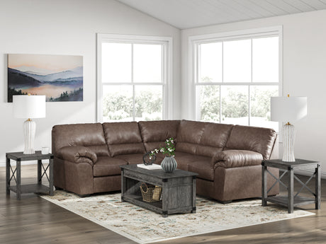 Furniture City Houma - Ashley Furniture - WillowBend Sectional - RAF 3-Piece Sectional / Caramel - PC27704S3