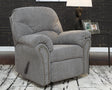 Furniture City Houma - Ashley Furniture - Allmaxx Recliner - Rocker Recliner / Pewter - 2810525