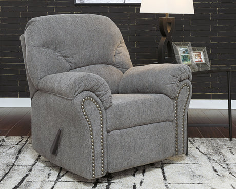 Furniture City Houma - Ashley Furniture - Allmaxx Recliner - Rocker Recliner / Pewter - 2810525