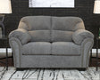 Furniture City Houma - Ashley Furniture - Allmaxx Loveseat - Loveseat / Pewter - 2810535