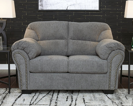 Furniture City Houma - Ashley Furniture - Allmaxx Loveseat - Loveseat / Pewter - 2810535