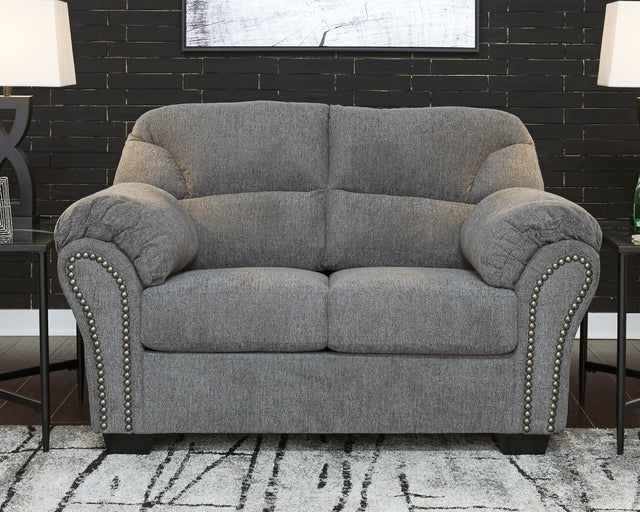 Furniture City Houma - Ashley Furniture - Allmaxx Loveseat - Loveseat / Pewter - 2810535