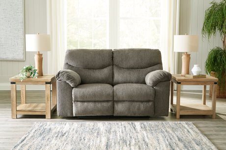 Furniture City Houma - Ashley Furniture - Alphons Reclining Loveseat - Reclining Loveseat / Briar - 2820286