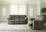 Furniture City Houma - Ashley Furniture - Alphons Reclining Sofa and Loveseat - Reclining Sofa and Loveseat / Putty - 28201U1