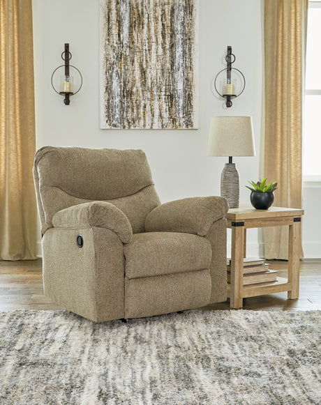 Furniture City Houma - Ashley Furniture - Alphons Recliner - Rocker Recliner / Briar - 2820225