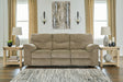 Furniture City Houma - Ashley Furniture - Alphons Reclining Sofa - Reclining Sofa / Putty - 2820188