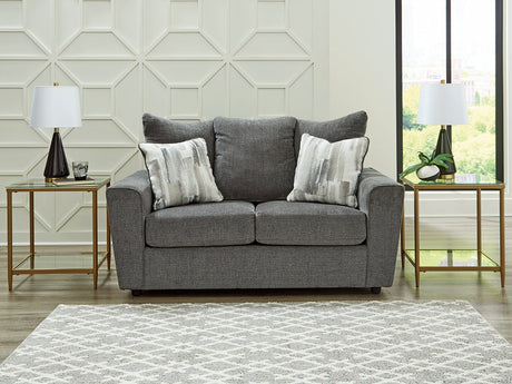 Furniture City Houma - Ashley Furniture - Stairatt Loveseat - Loveseat / Gravel - 2850235