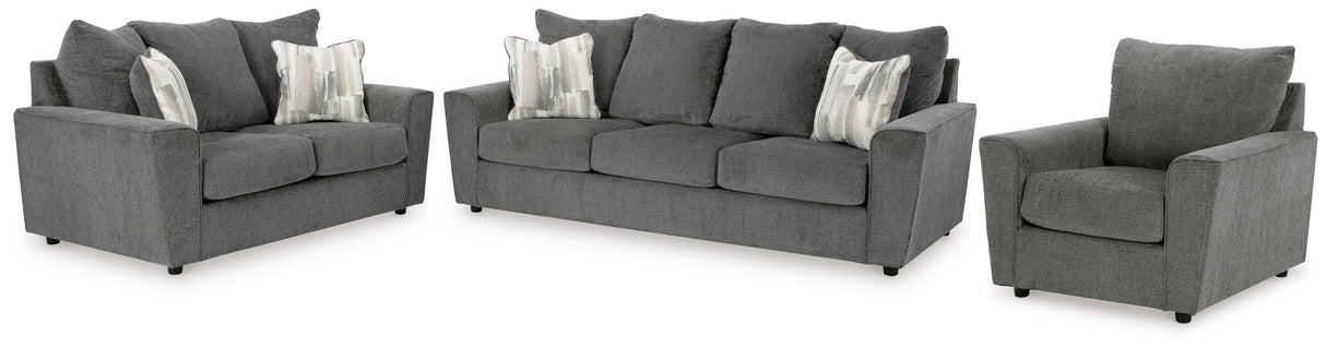 Furniture City Houma - Ashley Furniture - Stairatt Sofa, Loveseat and Chair - Sofa, Loveseat and Chair - 28502U5