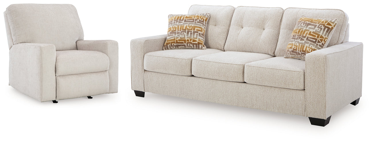 Furniture City Houma - Ashley Furniture - Larimer Sofa and Recliner - Sofa and Recliner - PC29203U2