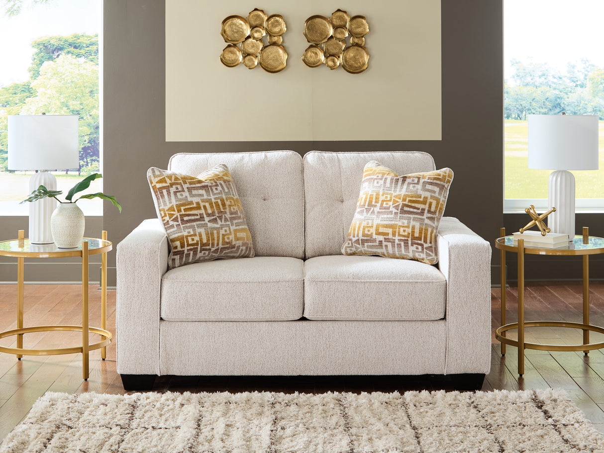 Furniture City Houma - Ashley Furniture - Larimer Loveseat - Loveseat / Stone - PC2920335