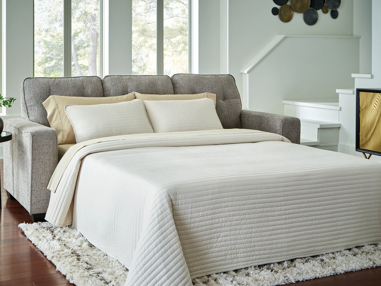 Furniture City Houma - Ashley Furniture - Larimer Queen Sofa Sleeper - Queen Sofa Sleeper / Iron - PC2920439