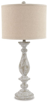 Bernadate - Poly Table Lamp (Set of 2) - Whitewash