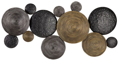 Emsley - Wall Decor - Metallic / Black / Gray