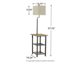 Shianne - Metal Tray Lamp  - Black