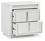 Chalanna - Two Drawer Night Stand - White