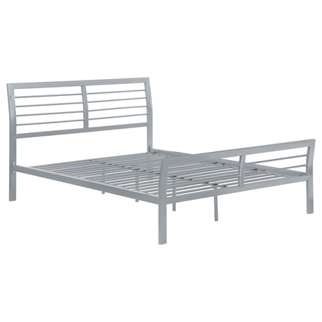 Furniture City Houma - Coaster - Cooper Metal Full Open Frame Bed Silver - 300201F