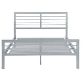 Cooper Metal Full Open Frame Bed Silver