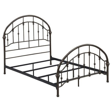 Furniture City Houma - Coaster - Rowan Metal Full Open Frame Bed Dark Bronze - 300407F