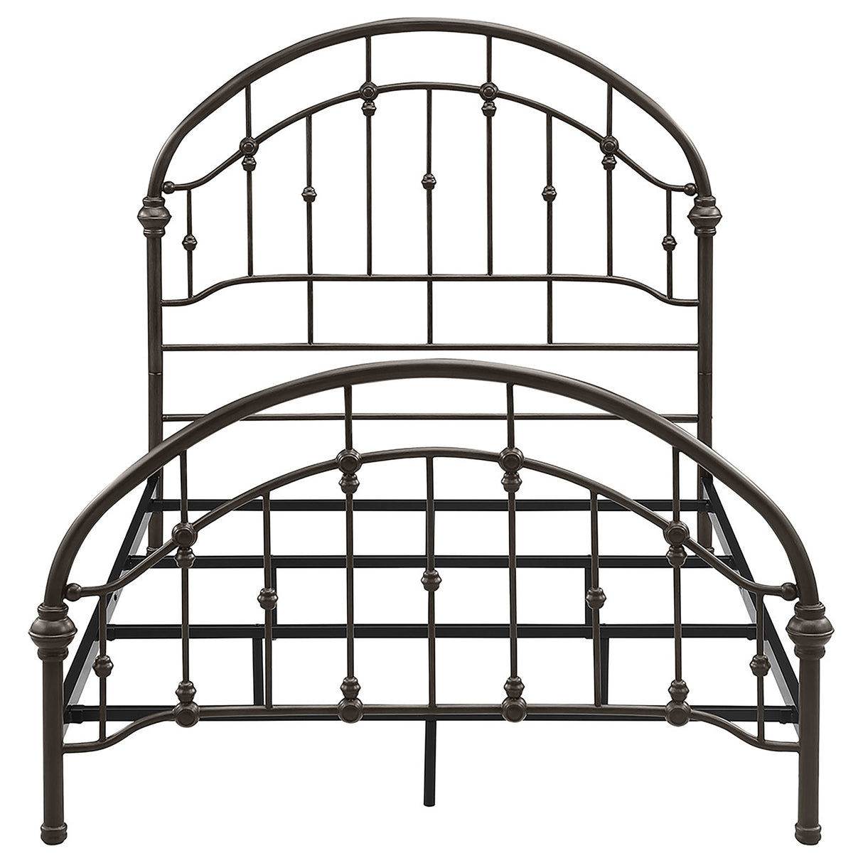 Rowan Metal Full Open Frame Bed Dark Bronze