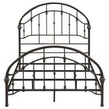 Rowan Metal Full Open Frame Bed Dark Bronze