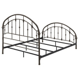 Rowan Metal Queen Open Frame Bed Dark Bronze