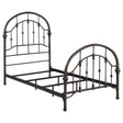 Furniture City Houma - Coaster - Rowan Metal Twin Open Frame Bed Dark Bronze - 300407T