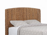 Furniture City Houma - Coaster - Laughton Woven Banana Leaf Queen Panel Headboard Amber - 300501QB1