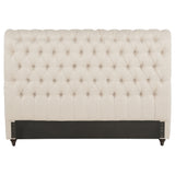 Devon 57-inch Upholstered Full Headboard Beige