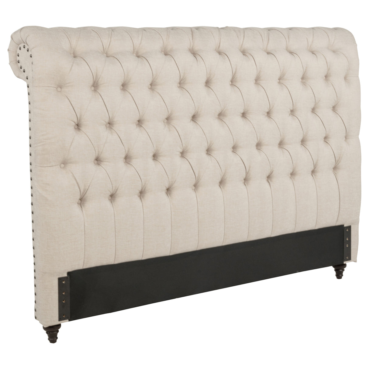 Furniture City Houma - Coaster - Devon 57-inch Upholstered Queen Headboard Beige - 300525QB1